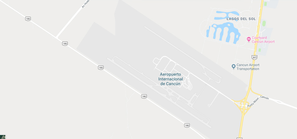 Cancun Airport Map