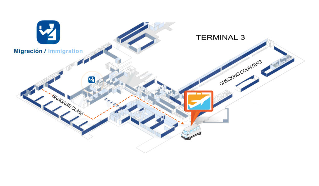 Cancun Airport Map Layout