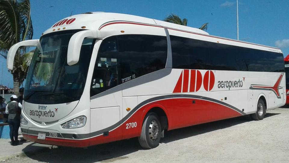 ado cancun airport bus
