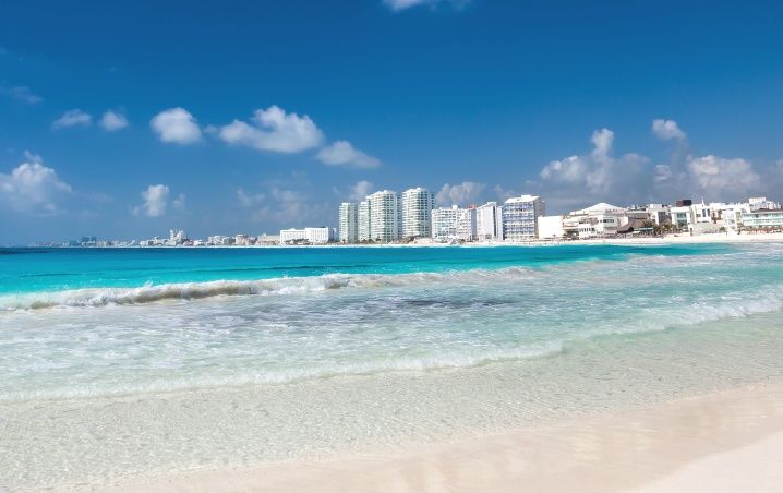 cancun airport to cancun beach