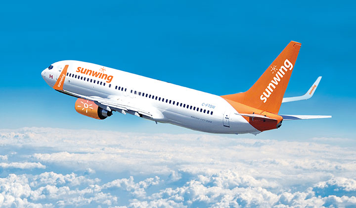 sunwing cancun airpor airlines