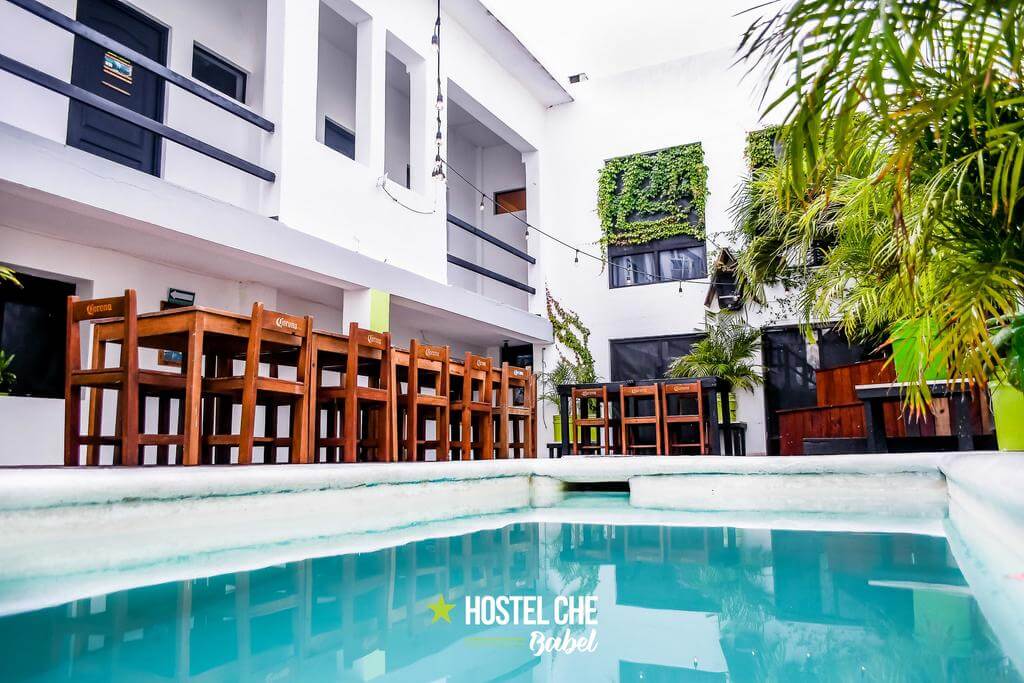 cancun airport to hostel babel tulum1