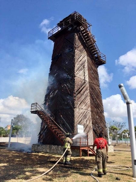 the old cancun airport tower was rescued