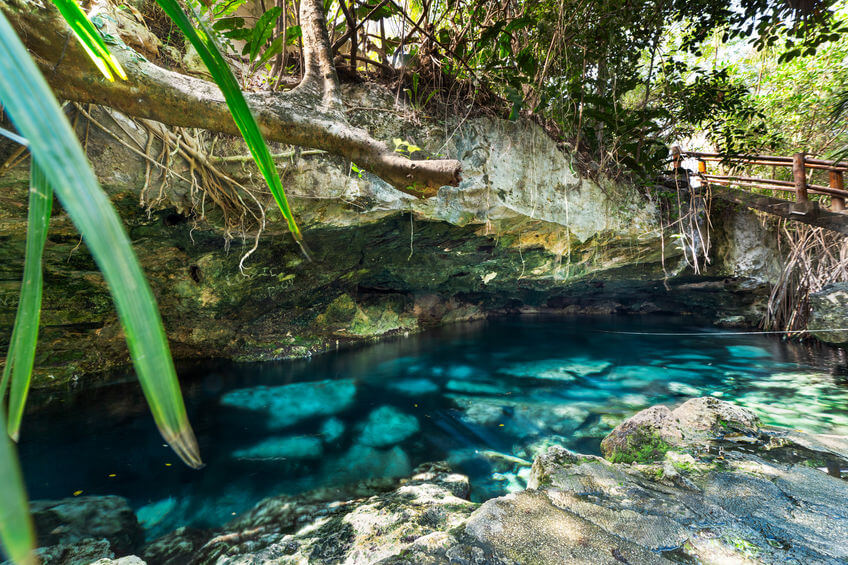 cenote cristalino playa del carmen travel guide