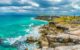 Route from Cancun Airport to the Isla Mujeres ferry terminal