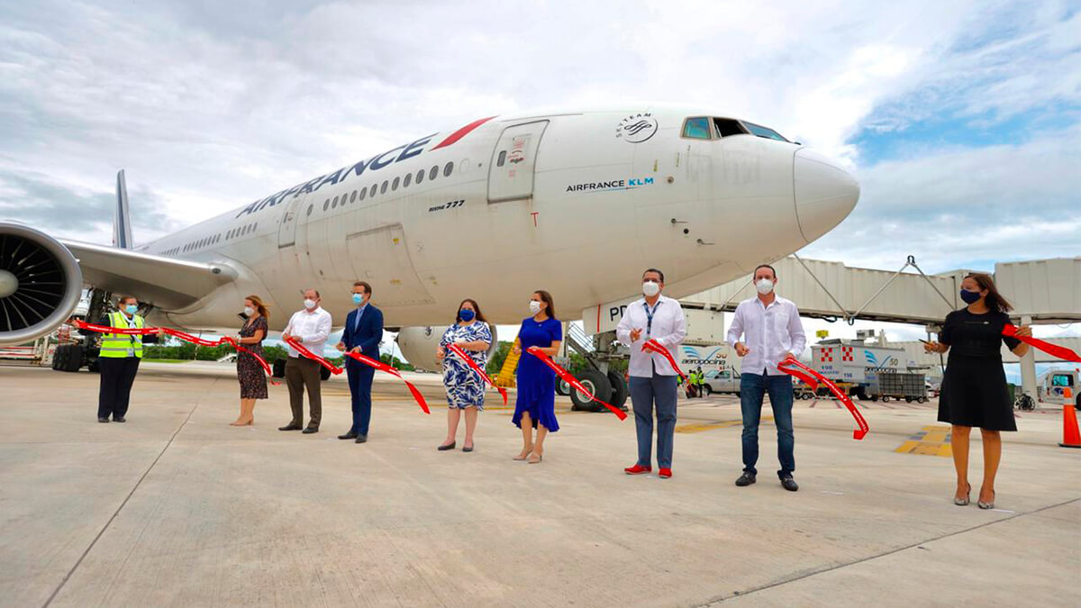 Air France at Cancun Airport 