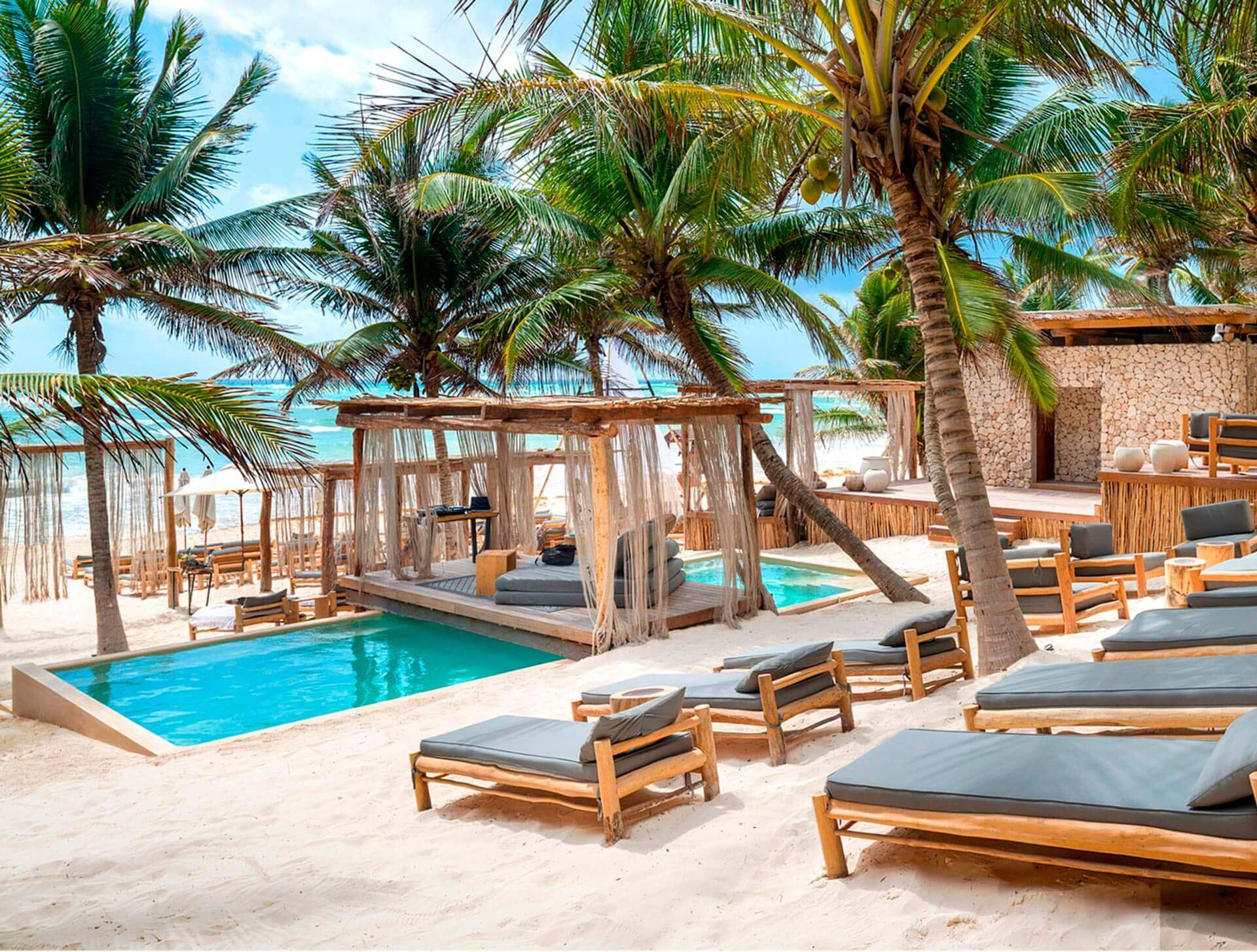 beach club in tulum