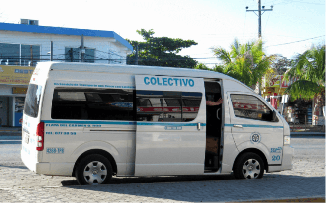 colectivo cancun playa del carmen