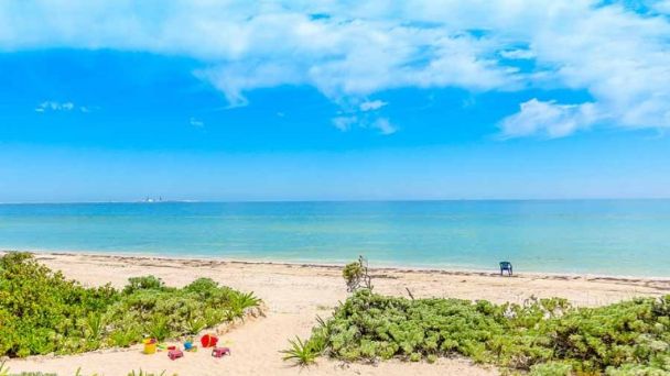 view of a beach in yucatan