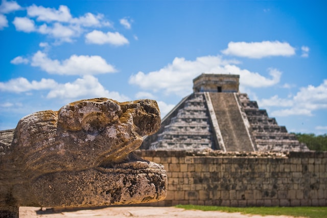 Chichen Itza, a Mayan temple in the Riviera Maya.
