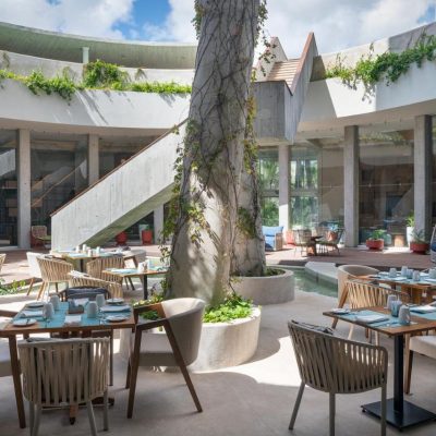Restaurant at Hilton Garden Inn Cancun Airport Hotel