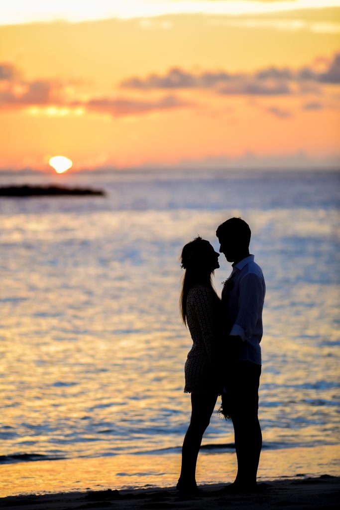 Couple at sunset