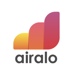 Logo for Airalo travel app