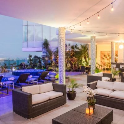 Fiesta Inn Cancun pool terrace