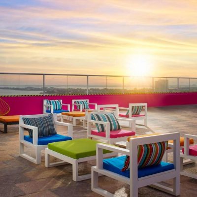 Aloft Cancun Hotel Terrace