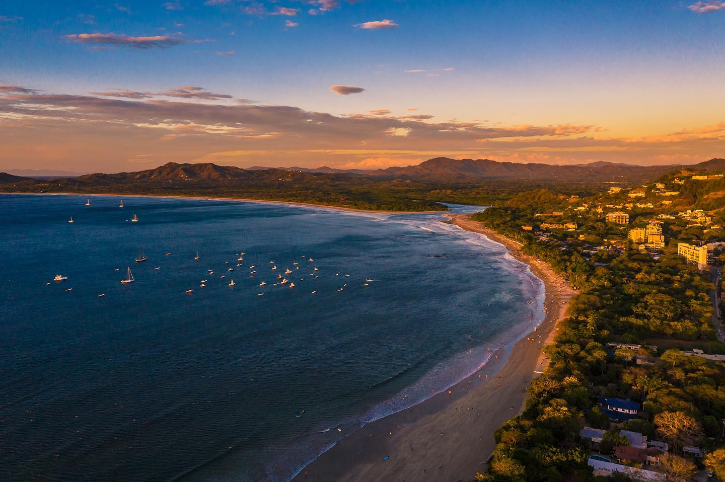 Tamarindo beach in Costa Rica