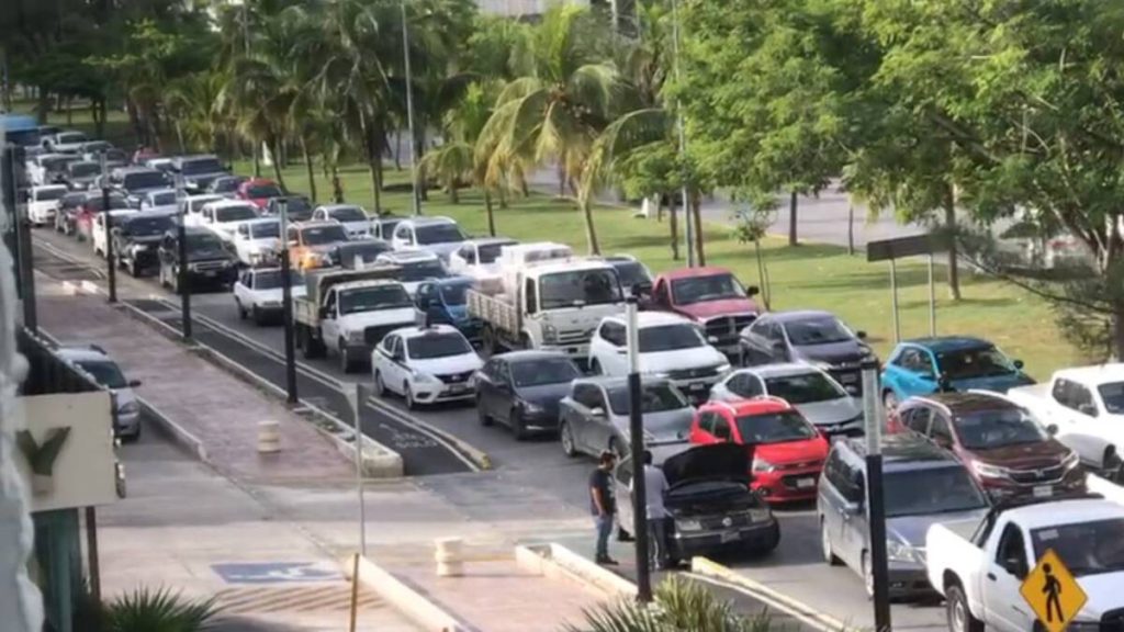 Traffic in Cancun