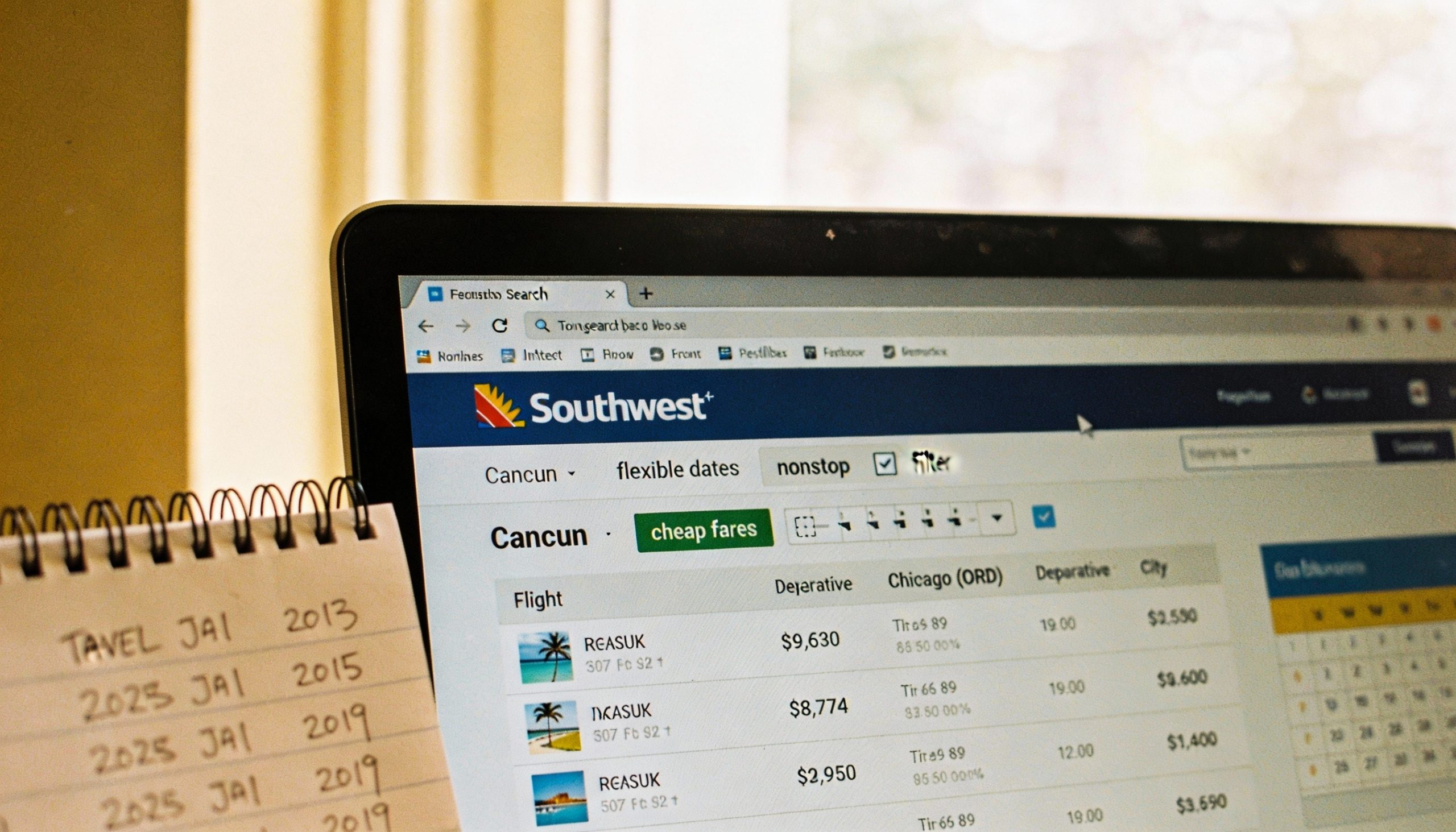Southwest does not charge flight change fees