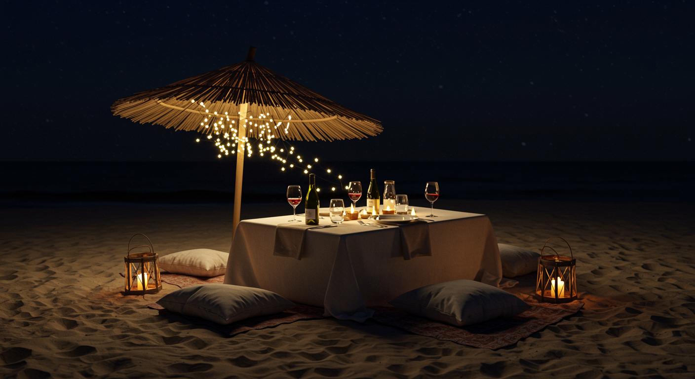 Dinner Under the Stars at Nichupté Lagoon