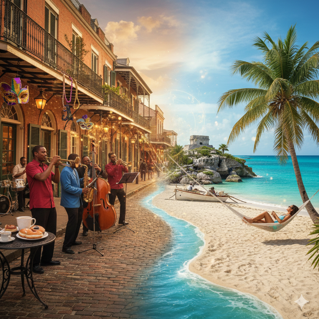 New Orleans and Cancun: Kindred Spirits