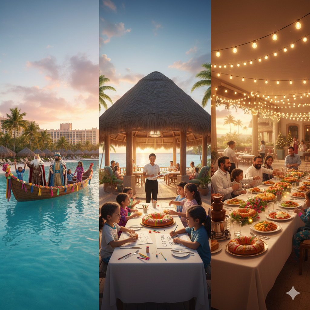 Three Kings Day at a "Cancun All-Inclusive"