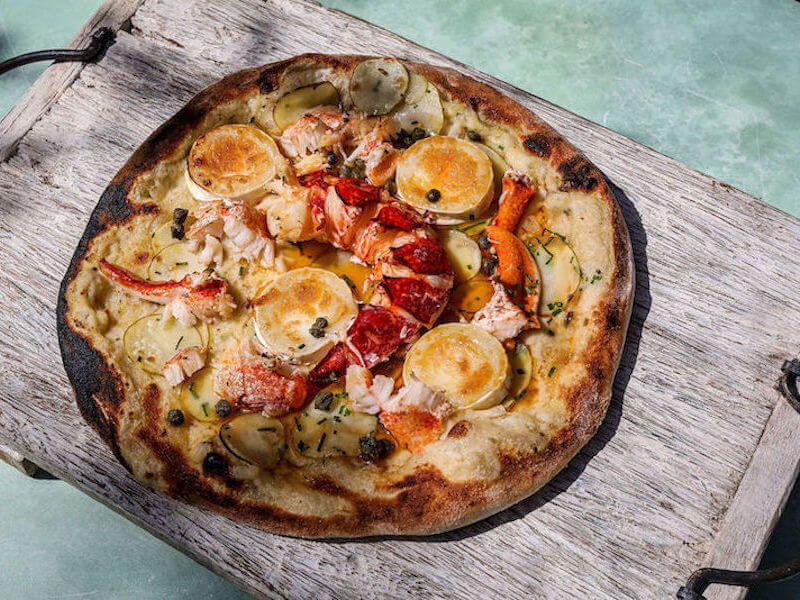 Lobster pizza