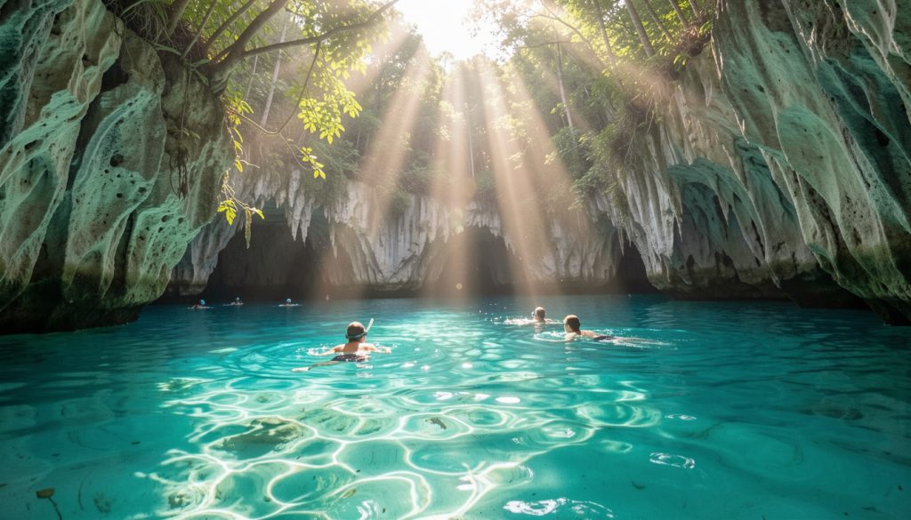 Diving or snorkeling in cenotes