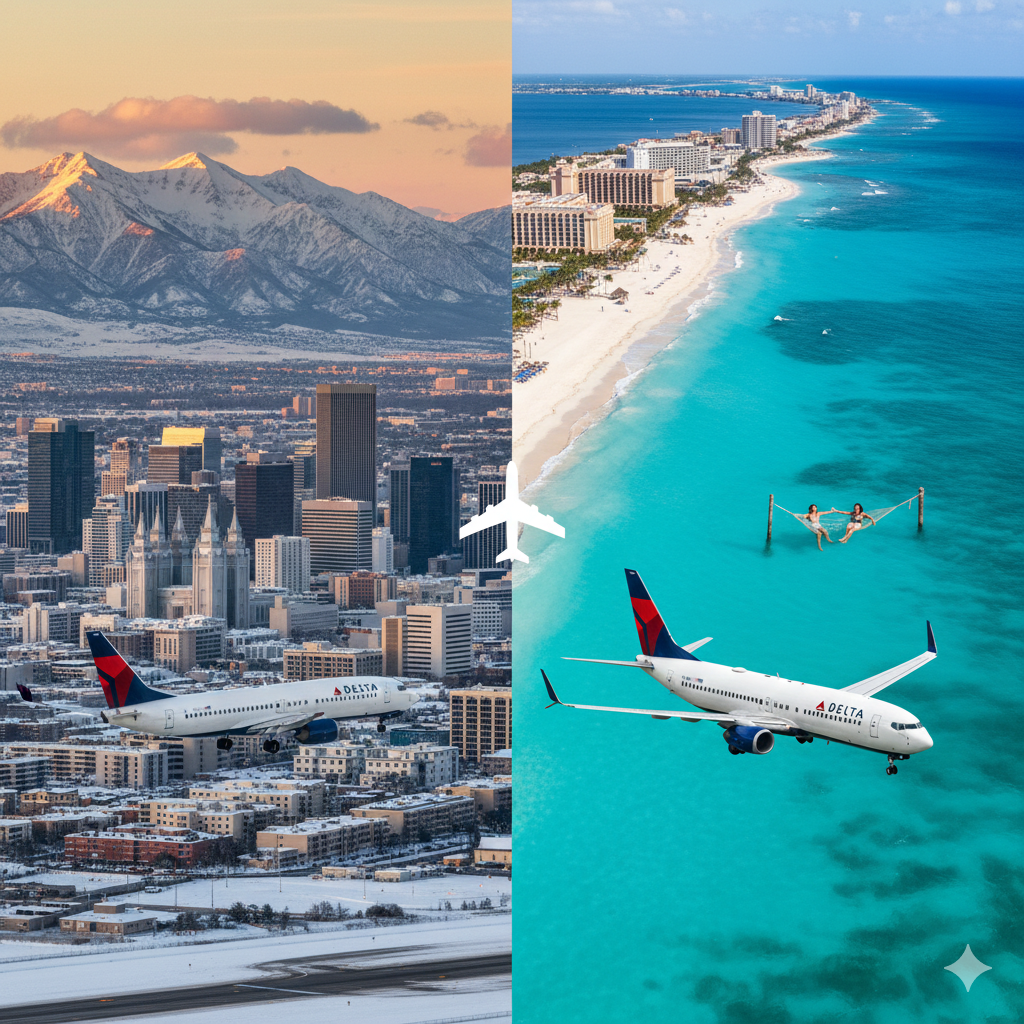 Flights to Cancun from Salt Lake City