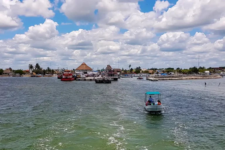 The Small Port Town of Chiquilá