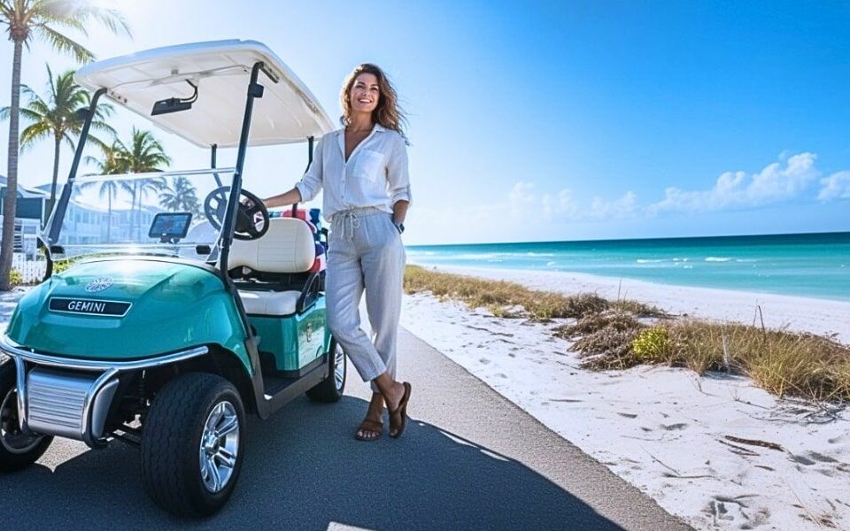 Explore the Island in a Golf Cart