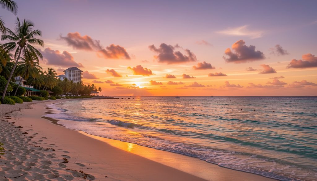 The Sunset at Isla Blanca Cancun