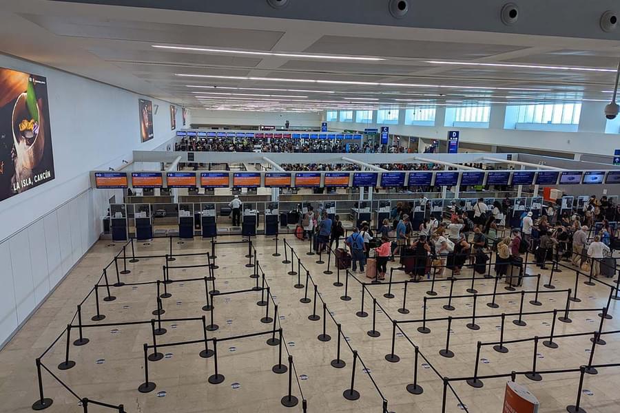 Cancun Airport arrivals area