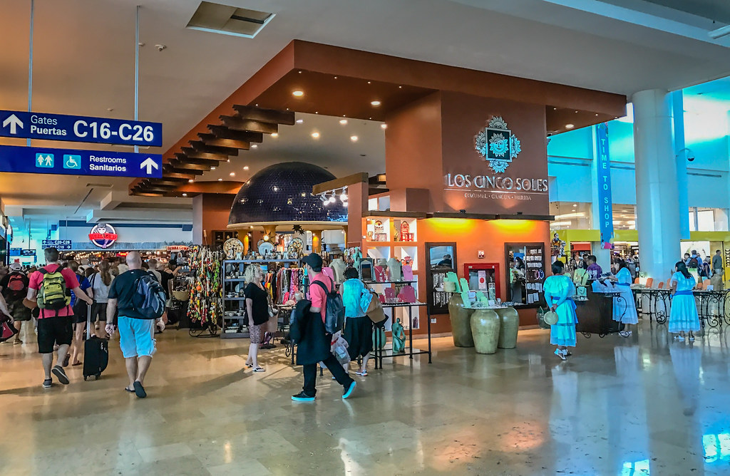 Cancun Airport departures terminal